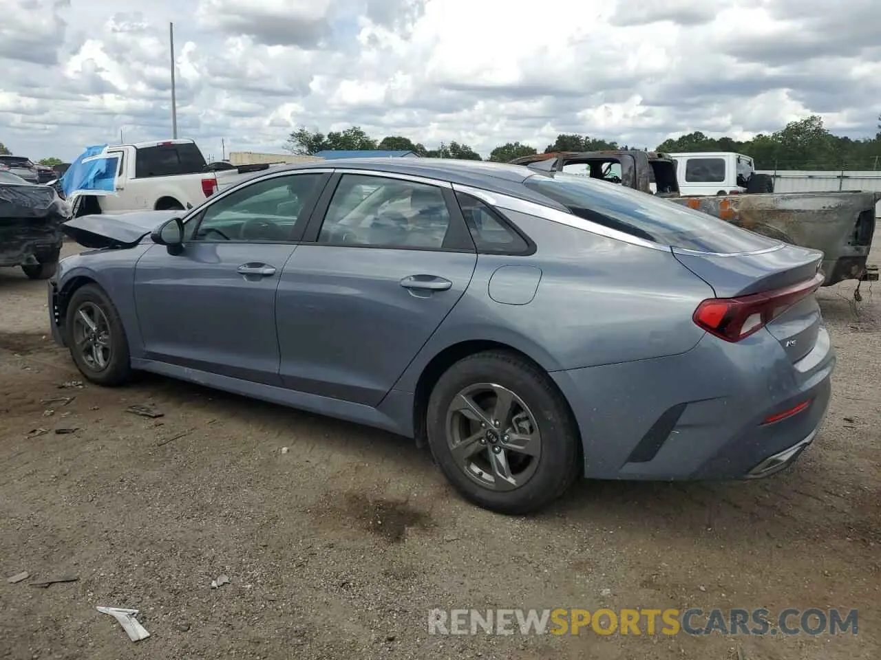 2 fotografías del automóvil dañado 5XXG24J21MG032184 KIA K5 2021