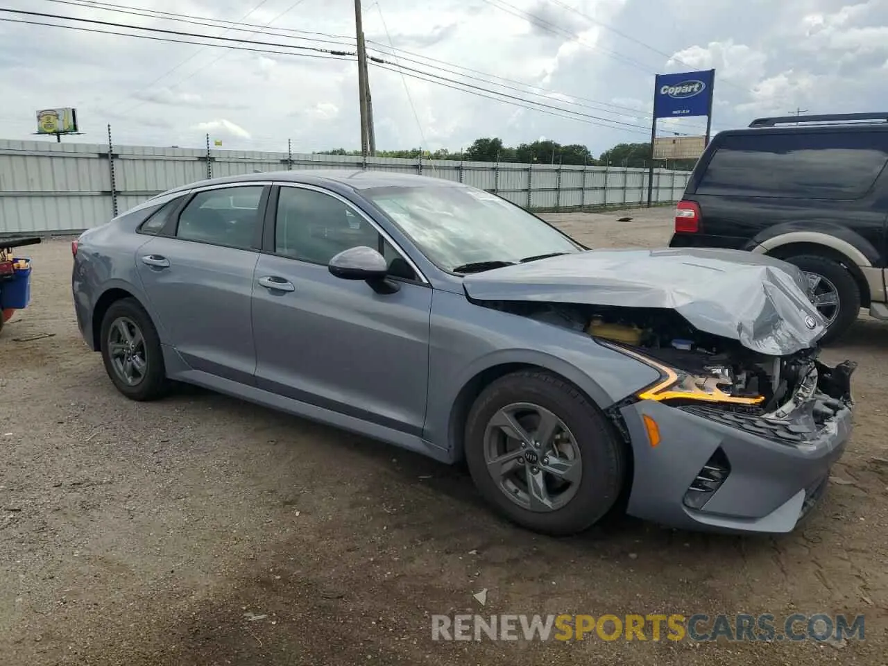 4 fotografías del automóvil dañado 5XXG24J21MG032184 KIA K5 2021