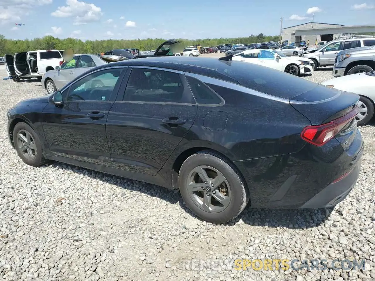 2 fotografías del automóvil dañado 5XXG24J22MG029827 KIA K5 2021