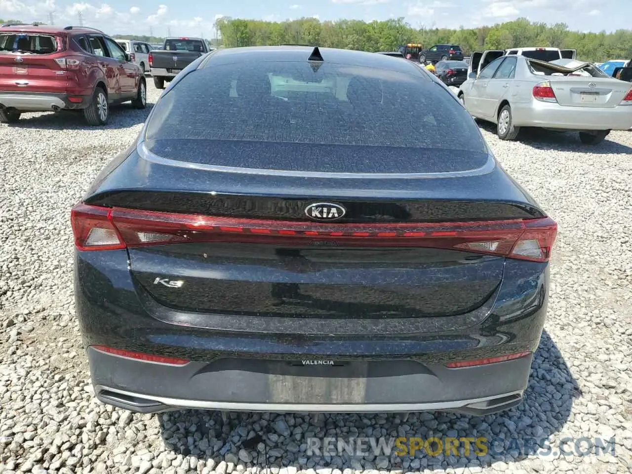 6 fotografías del automóvil dañado 5XXG24J22MG029827 KIA K5 2021