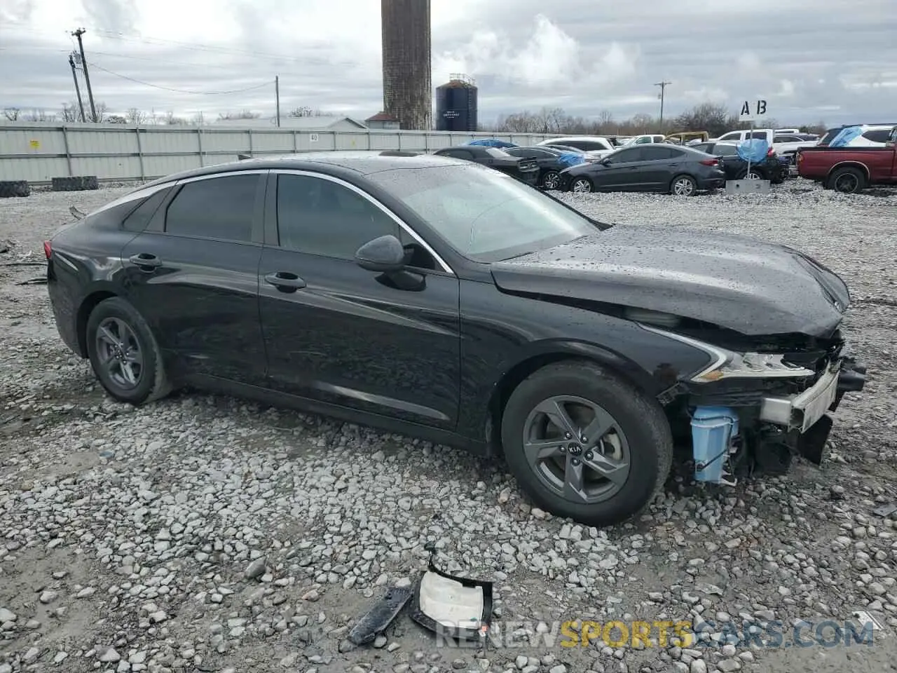 4 fotografías del automóvil dañado 5XXG24J23MG004483 KIA K5 2021