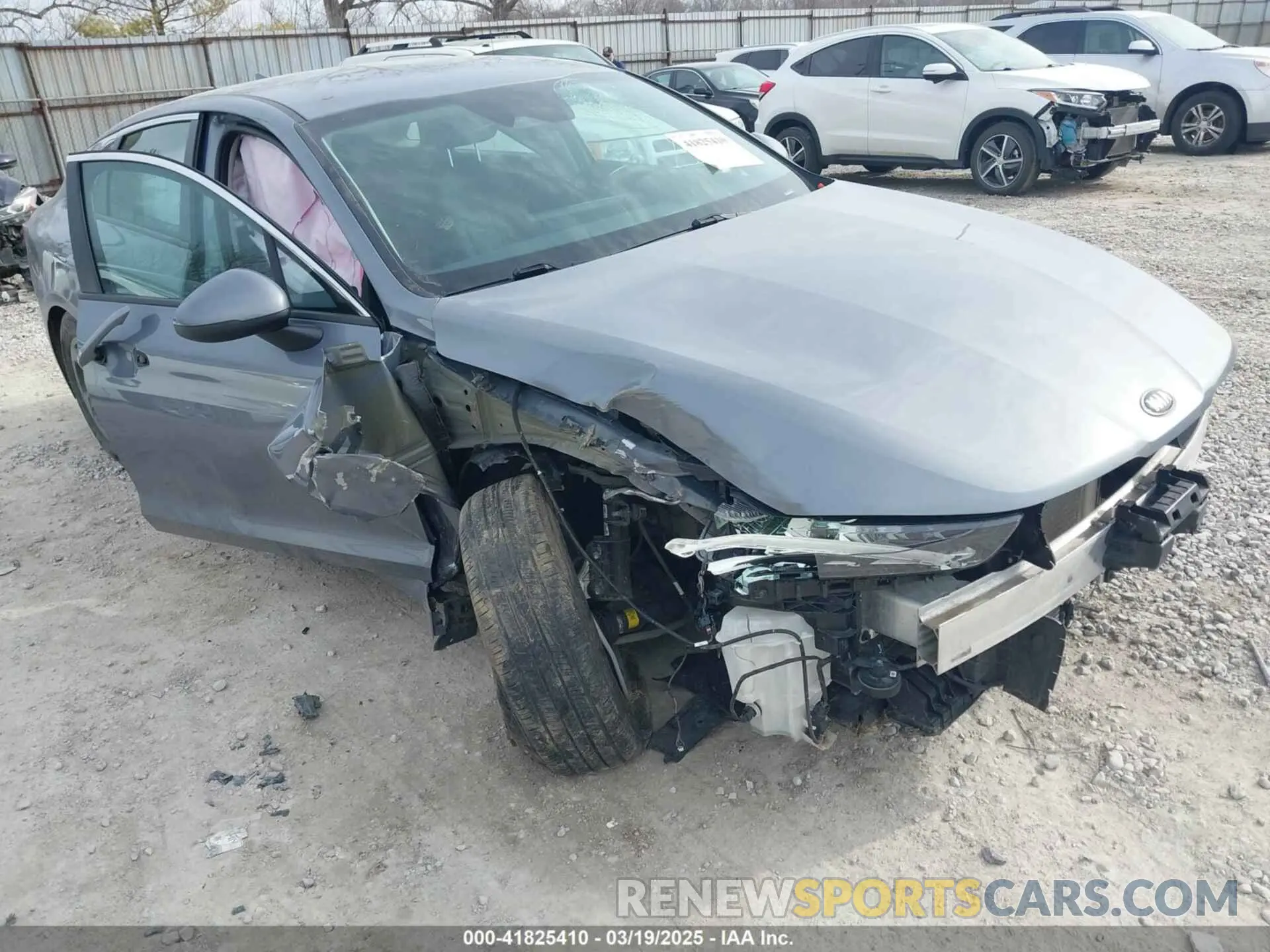 6 fotografías del automóvil dañado 5XXG24J23MG030730 KIA K5 2021