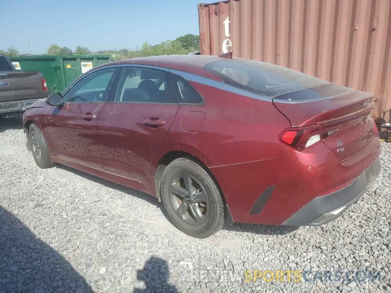 2 fotografías del automóvil dañado 5XXG24J23MG041811 KIA K5 2021