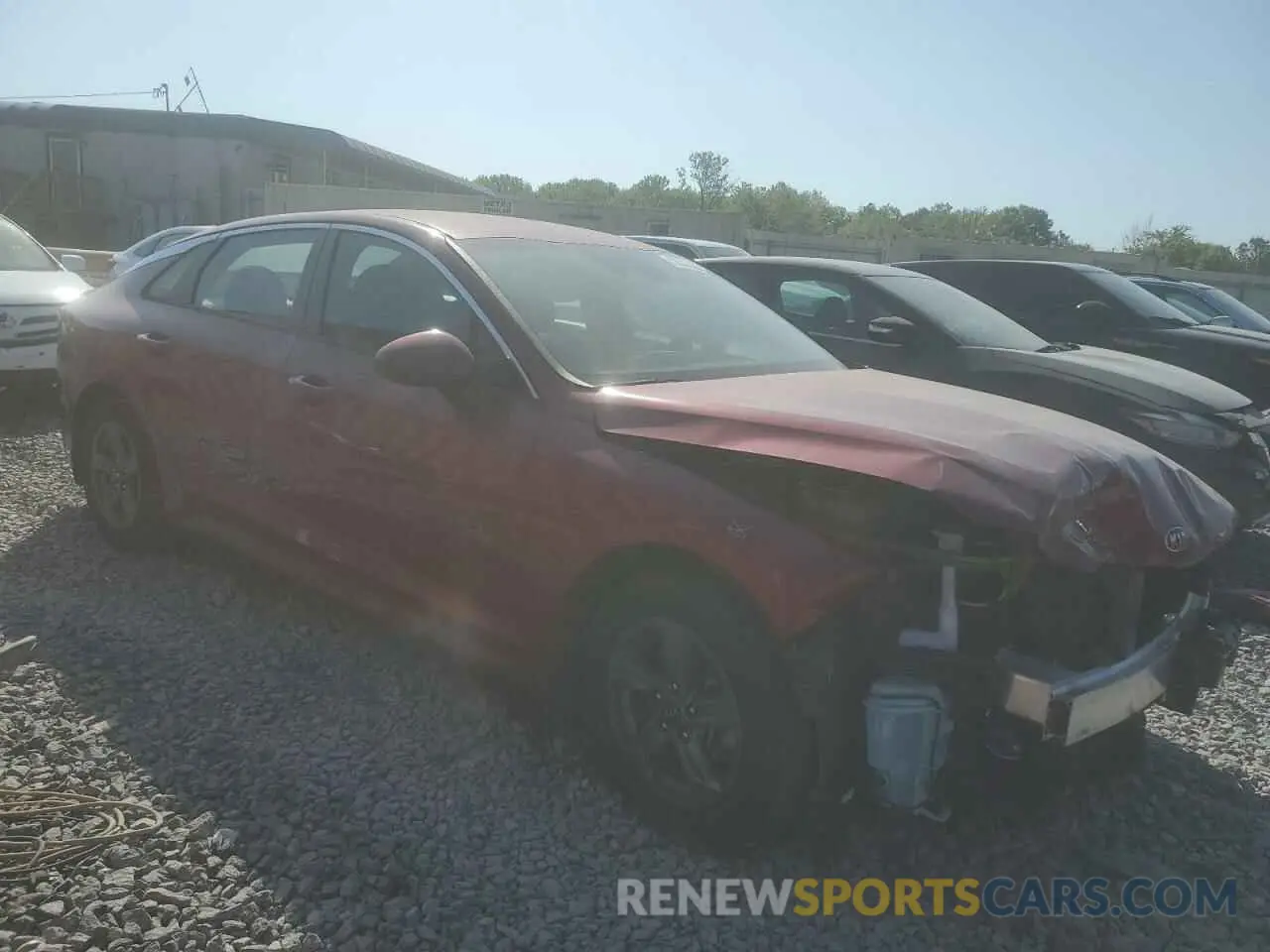 4 fotografías del automóvil dañado 5XXG24J23MG041811 KIA K5 2021