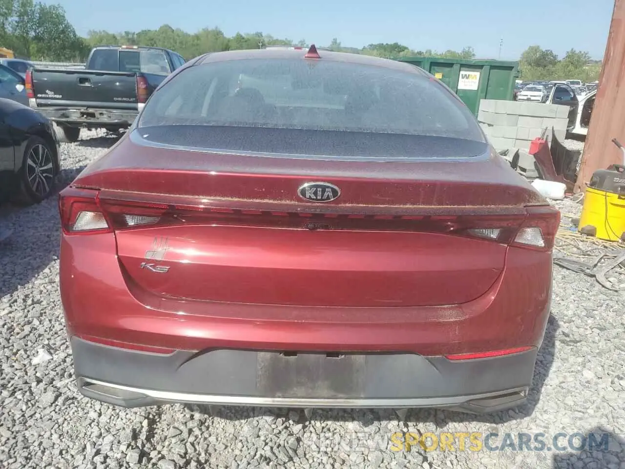 6 fotografías del automóvil dañado 5XXG24J23MG041811 KIA K5 2021