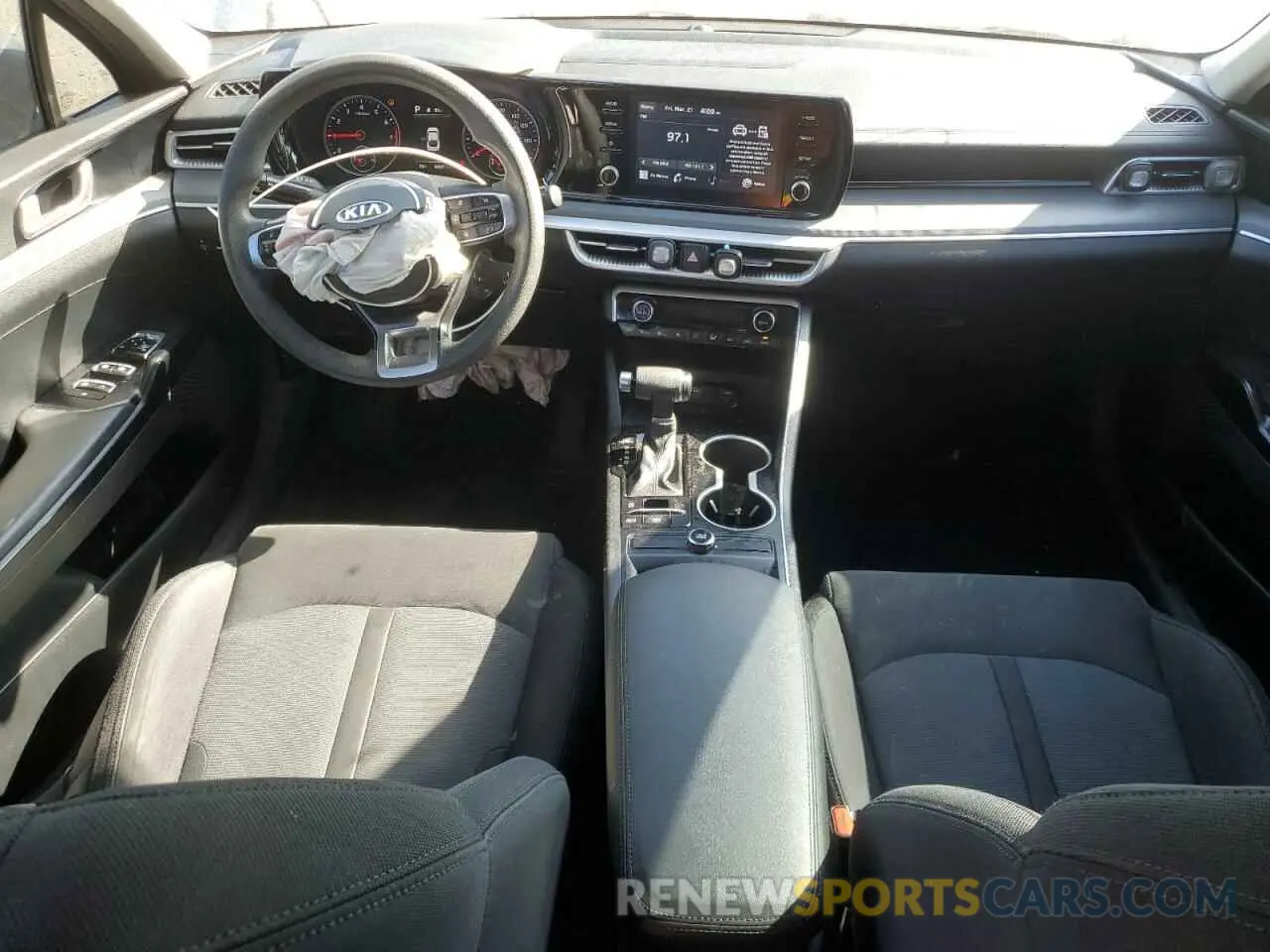 8 fotografías del automóvil dañado 5XXG24J25MG001598 KIA K5 2021