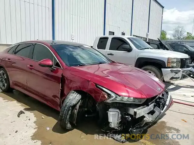 13 fotografías del automóvil dañado 5XXG34J21MG026253 KIA K5 2021