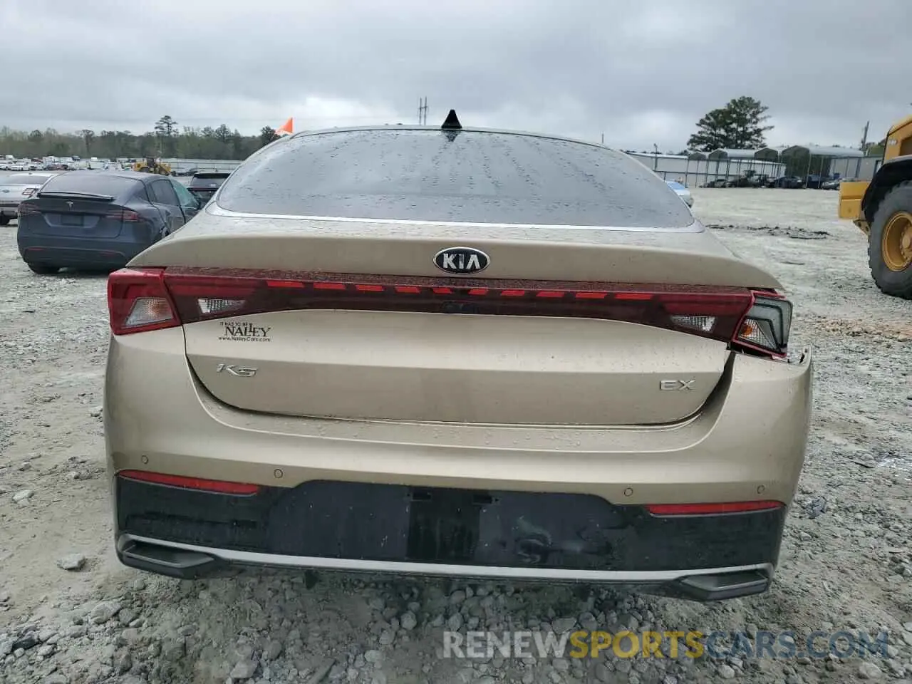 6 fotografías del automóvil dañado 5XXG34J21MG039360 KIA K5 2021