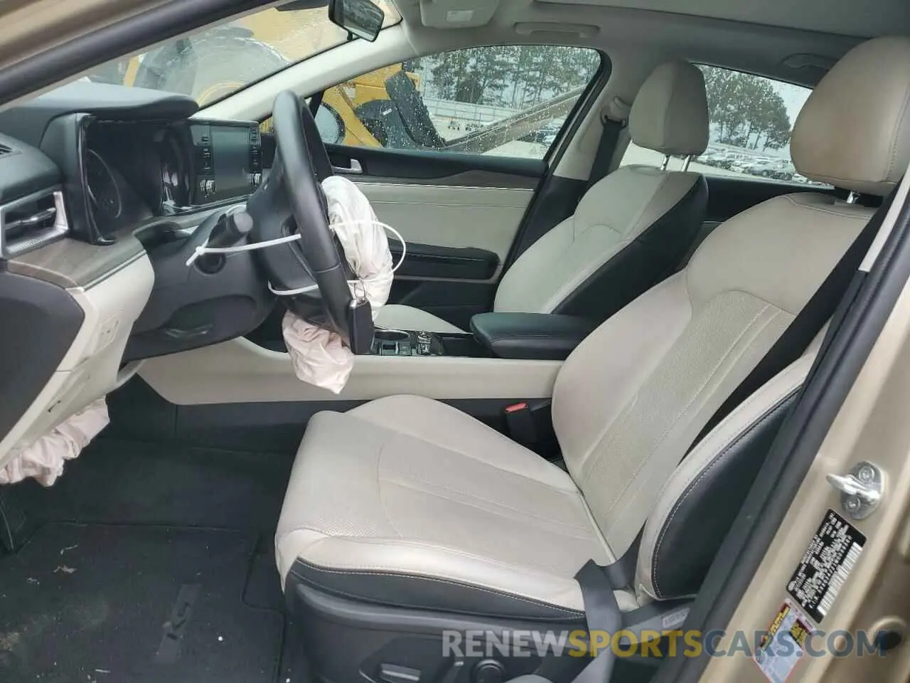 7 fotografías del automóvil dañado 5XXG34J21MG039360 KIA K5 2021
