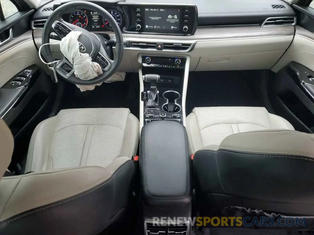8 fotografías del automóvil dañado 5XXG34J21MG039360 KIA K5 2021