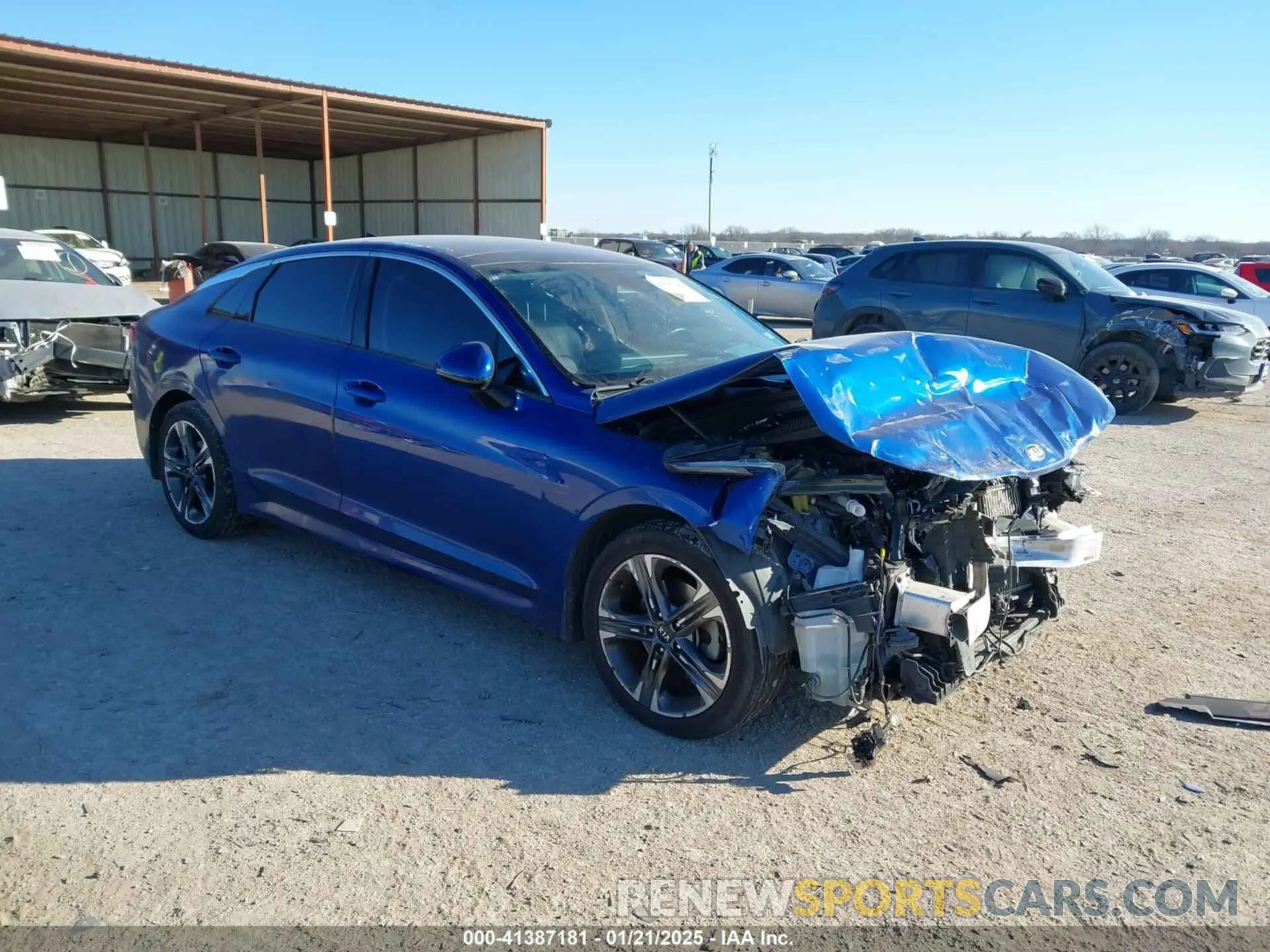 1 fotografías del automóvil dañado 5XXG34J22MG036869 KIA K5 2021