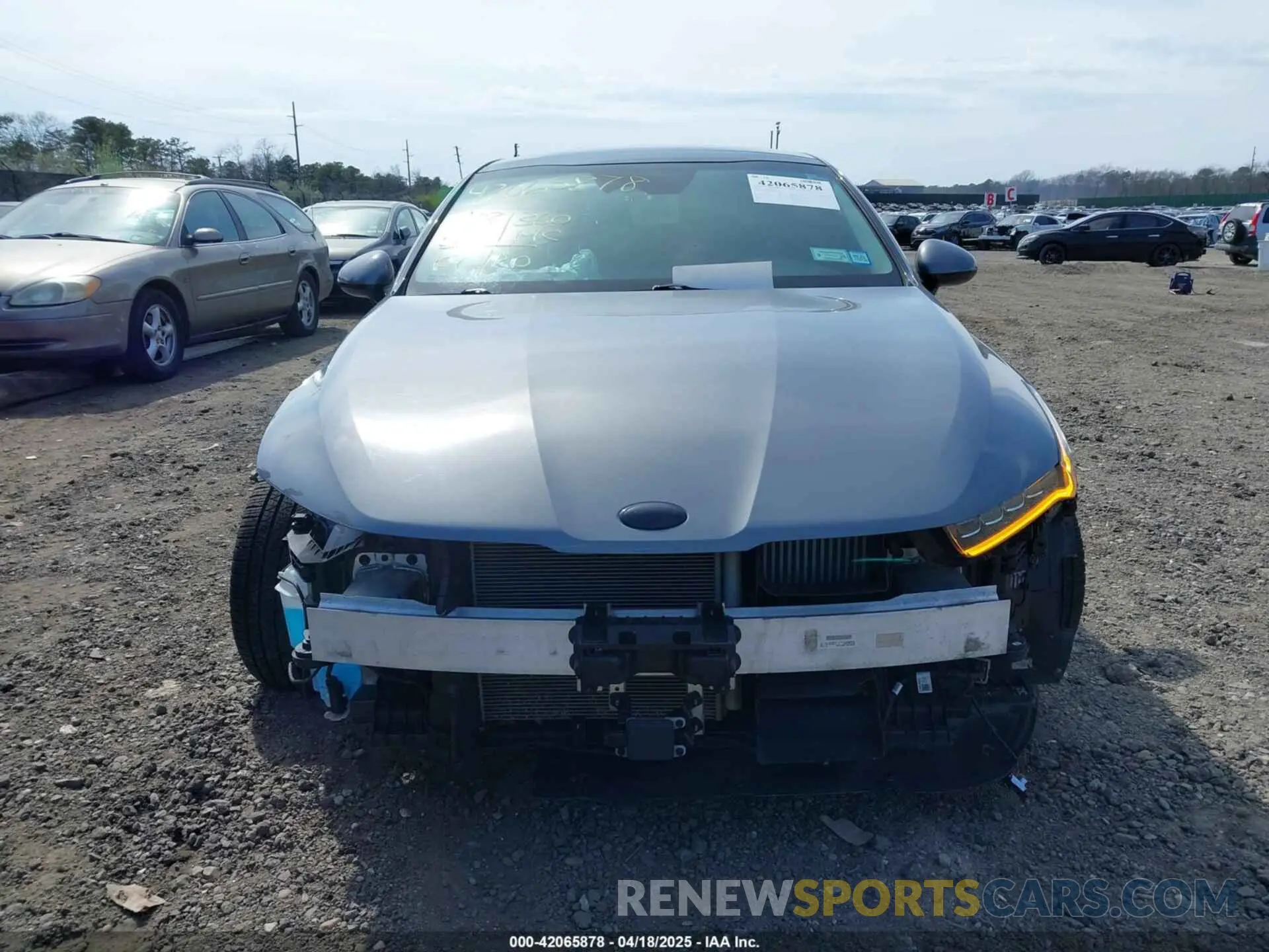 12 fotografías del automóvil dañado 5XXG34J23MG040199 KIA K5 2021