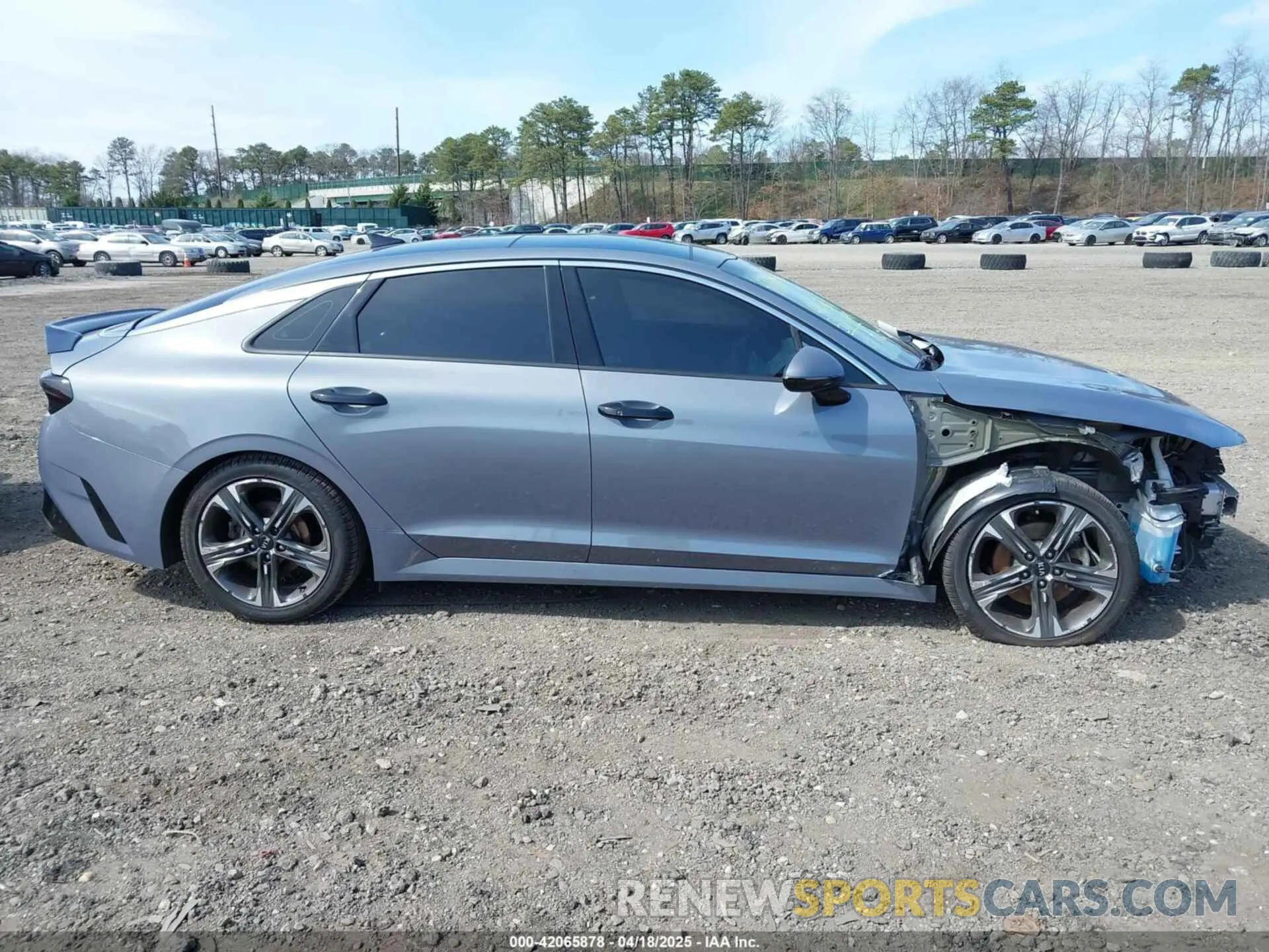 13 fotografías del automóvil dañado 5XXG34J23MG040199 KIA K5 2021
