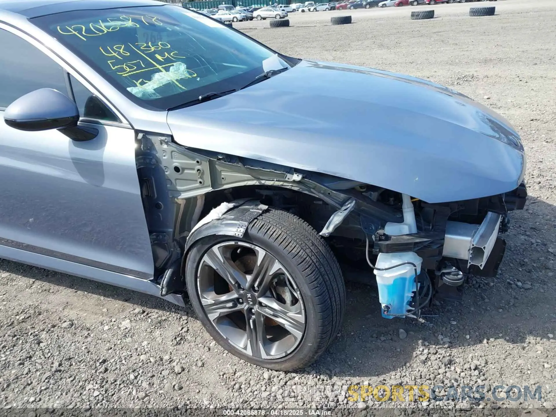 19 fotografías del automóvil dañado 5XXG34J23MG040199 KIA K5 2021