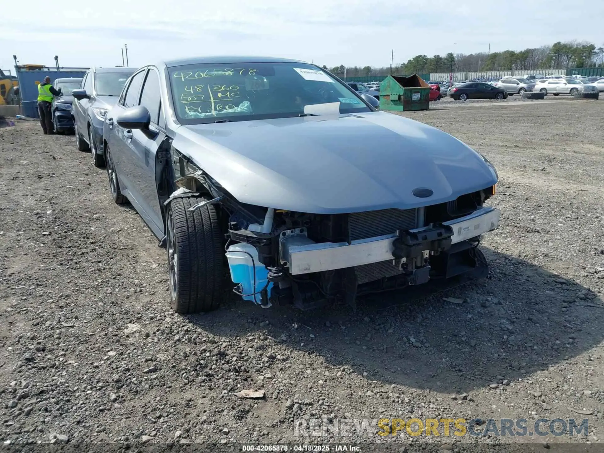 6 fotografías del automóvil dañado 5XXG34J23MG040199 KIA K5 2021