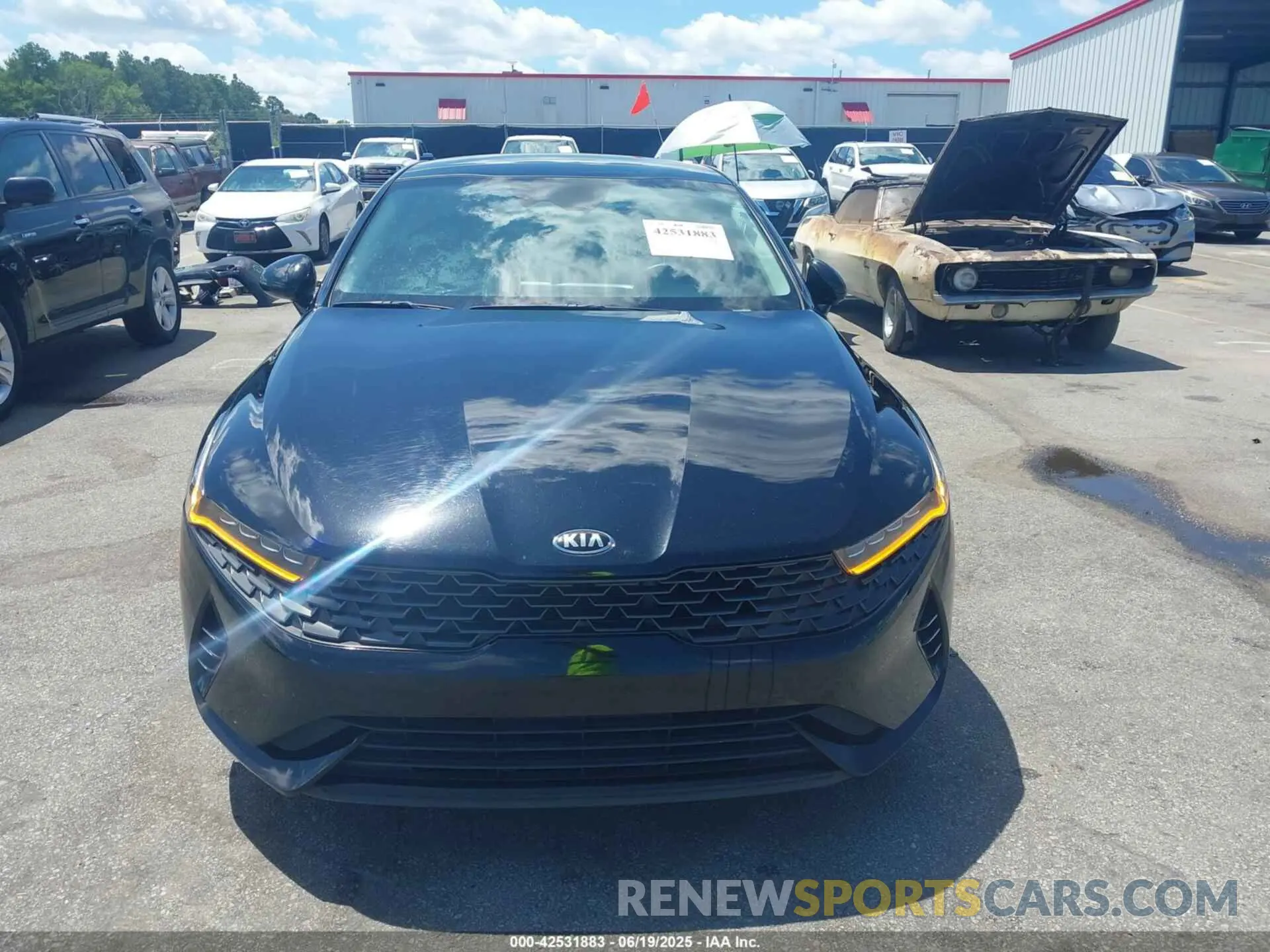 12 fotografías del automóvil dañado 5XXG34J24MG016333 KIA K5 2021
