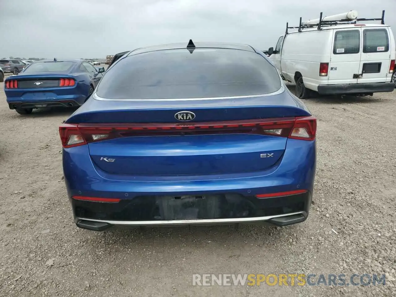 6 fotografías del automóvil dañado 5XXG34J26MG036843 KIA K5 2021