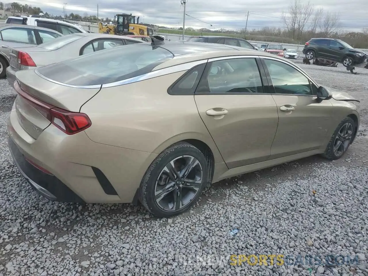 3 fotografías del automóvil dañado 5XXG34J26MG048412 KIA K5 2021