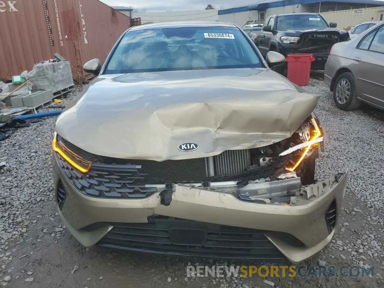 5 fotografías del automóvil dañado 5XXG34J26MG048412 KIA K5 2021