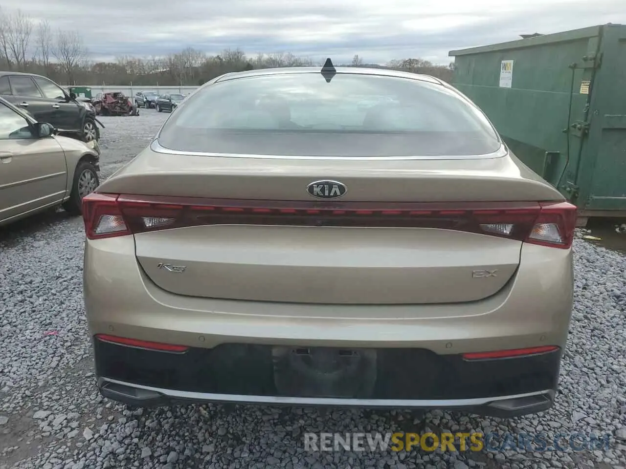 6 fotografías del automóvil dañado 5XXG34J26MG048412 KIA K5 2021