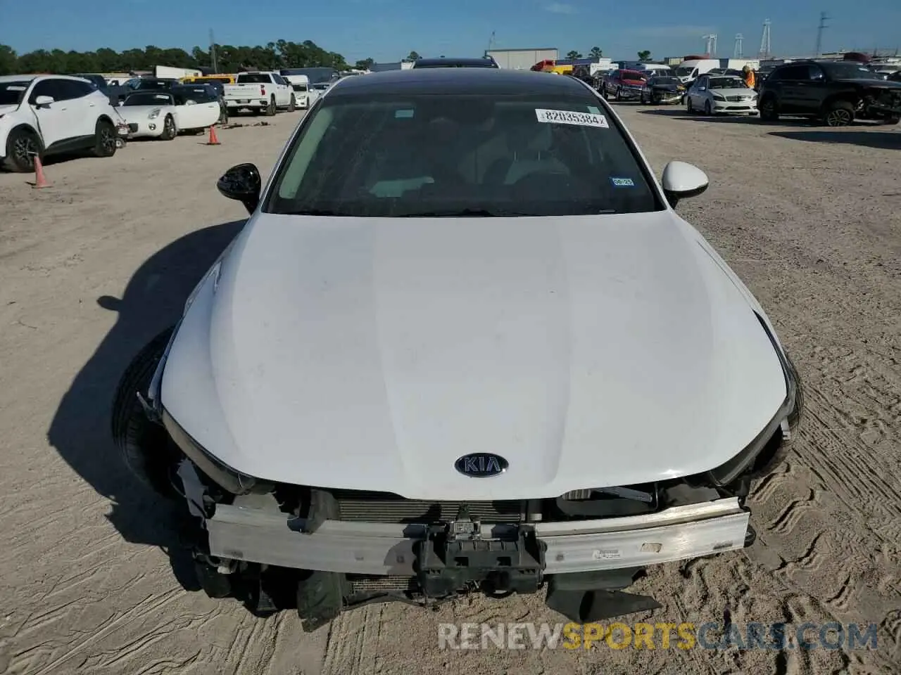 5 fotografías del automóvil dañado 5XXG34J26MG073942 KIA K5 2021