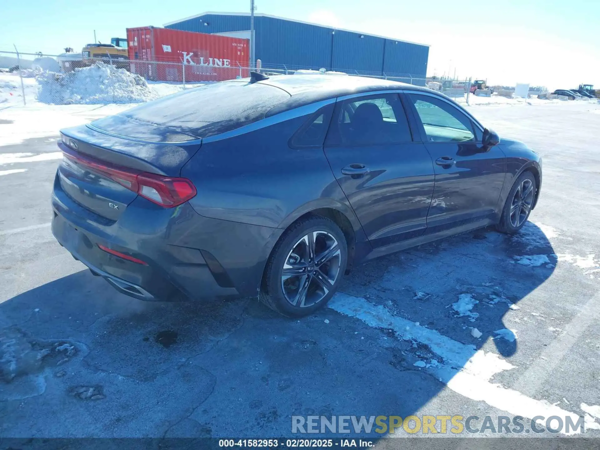 4 fotografías del automóvil dañado 5XXG34J27MG012728 KIA K5 2021