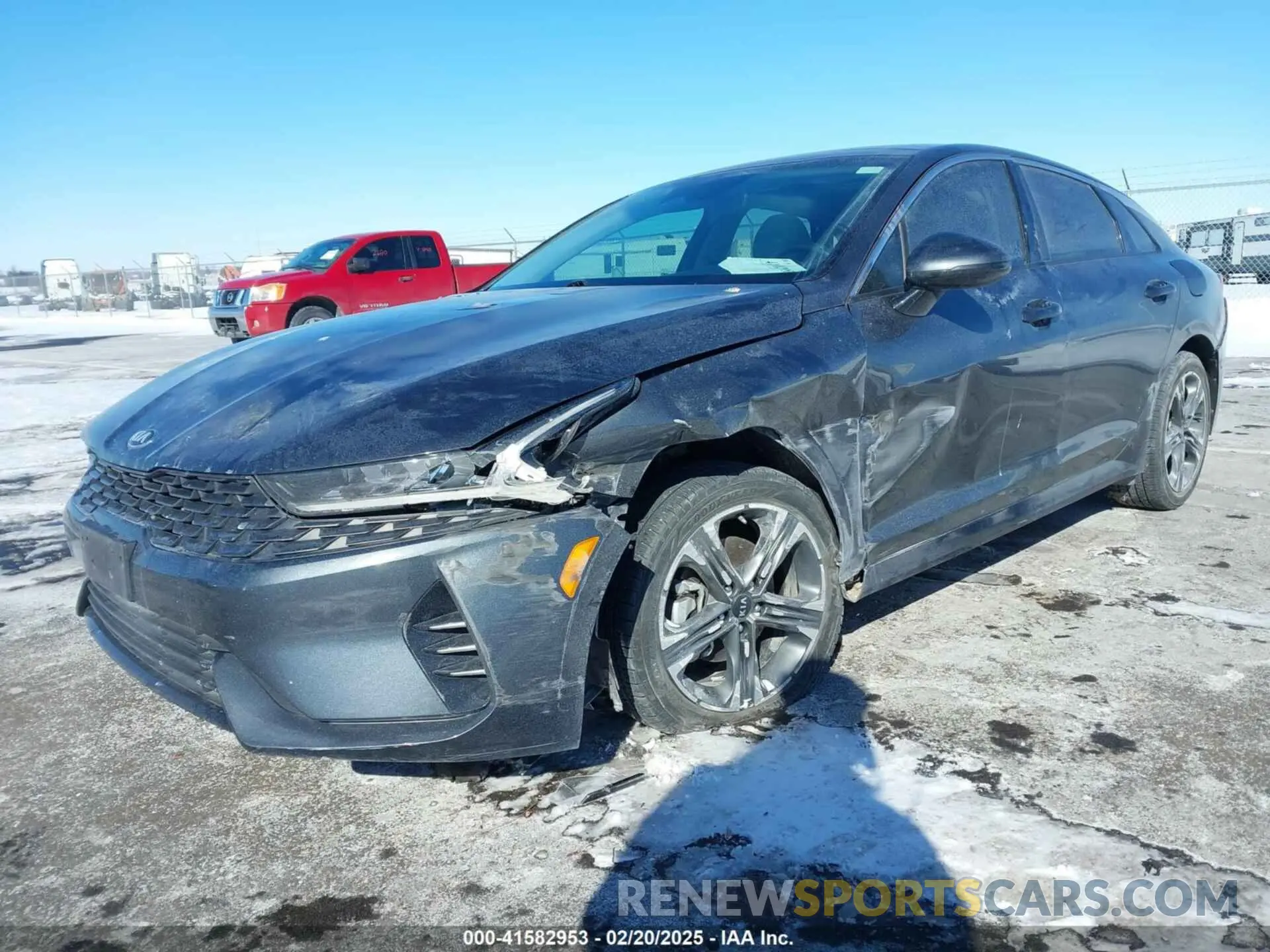 6 fotografías del automóvil dañado 5XXG34J27MG012728 KIA K5 2021