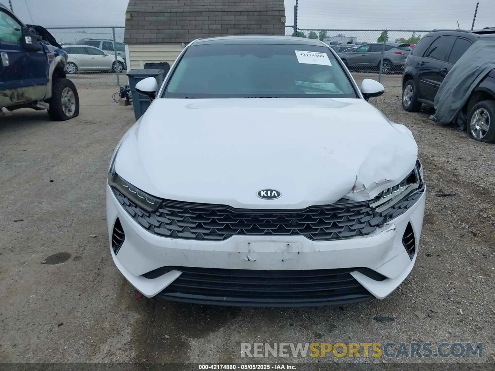 12 fotografías del automóvil dañado 5XXG34J27MG032252 KIA K5 2021