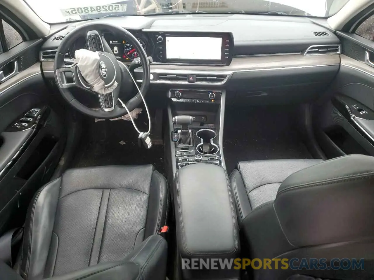 8 fotografías del automóvil dañado 5XXG34J27MG033241 KIA K5 2021
