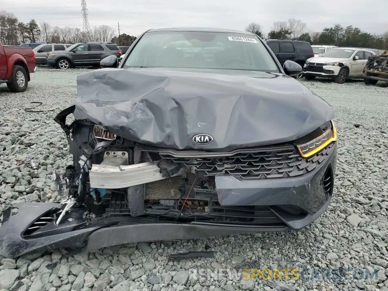 5 fotografías del automóvil dañado 5XXG34J27MG033918 KIA K5 2021