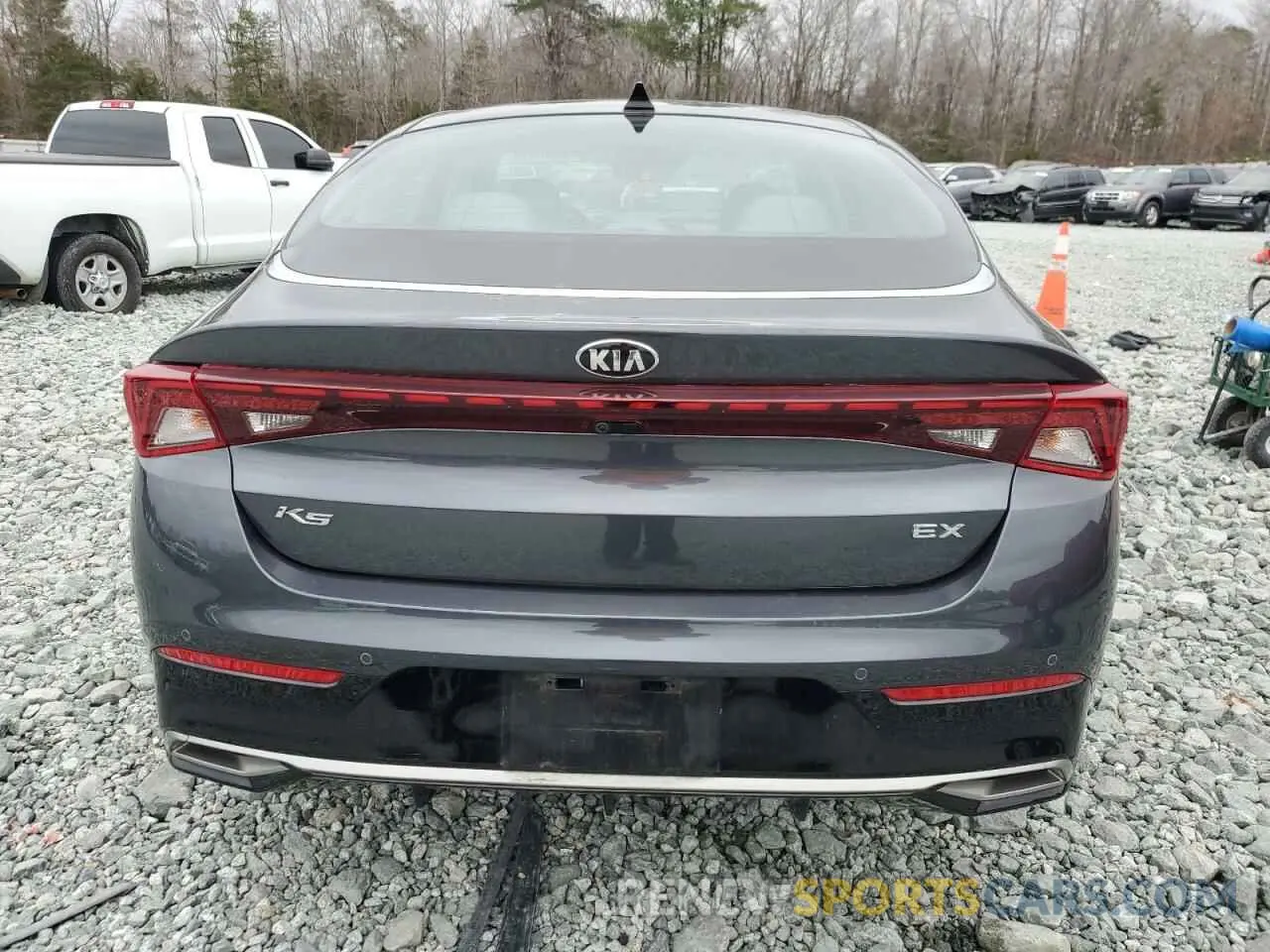 6 fotografías del automóvil dañado 5XXG34J27MG033918 KIA K5 2021