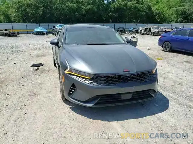 13 fotografías del automóvil dañado 5XXG34J27MG045132 KIA K5 2021