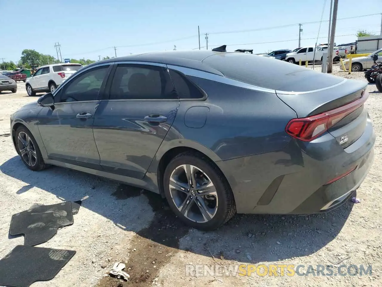 2 fotografías del automóvil dañado 5XXG34J27MG045132 KIA K5 2021
