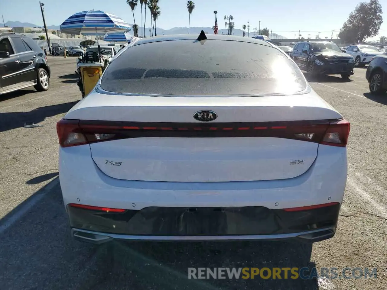 6 fotografías del automóvil dañado 5XXG34J27MG064439 KIA K5 2021