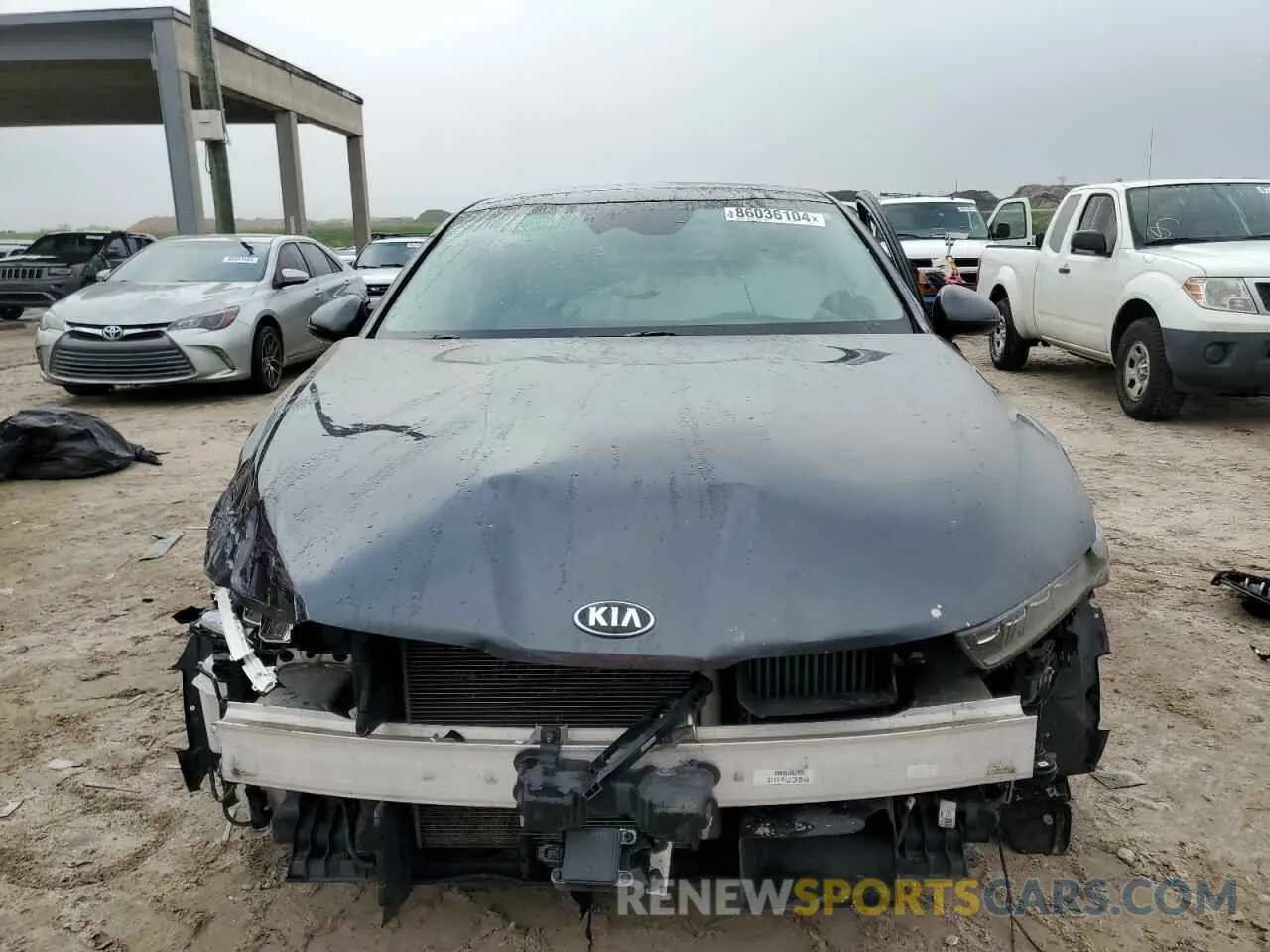 5 fotografías del automóvil dañado 5XXG34J28MG008591 KIA K5 2021