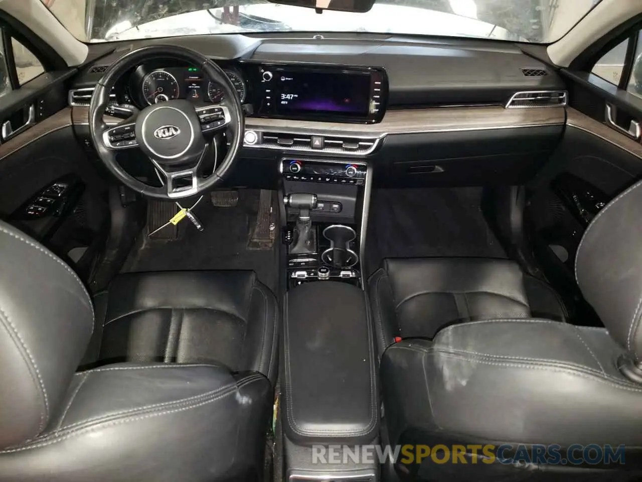 8 fotografías del automóvil dañado 5XXG34J28MG009630 KIA K5 2021