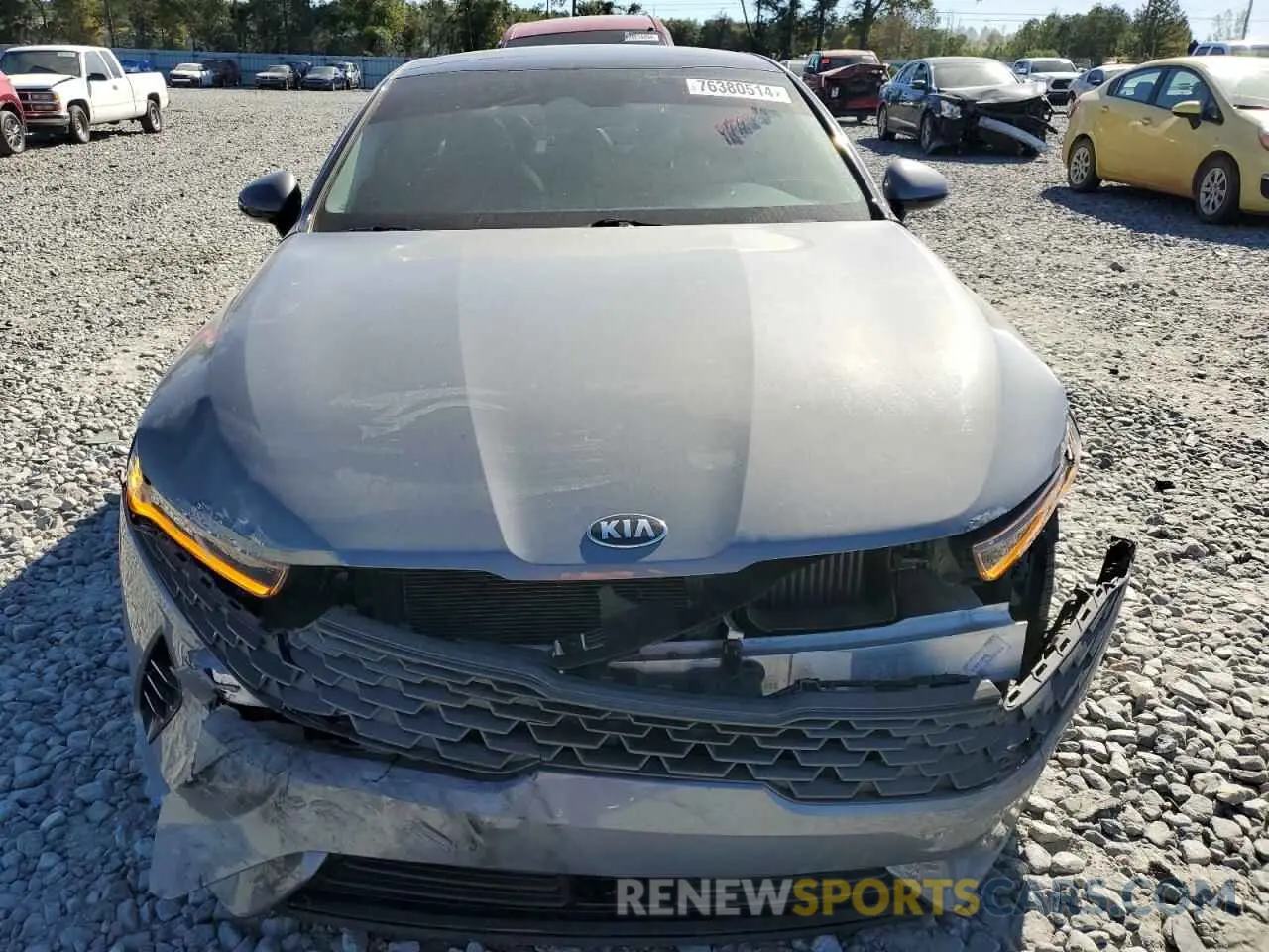5 fotografías del automóvil dañado 5XXG34J28MG031580 KIA K5 2021