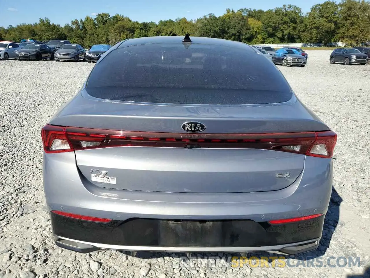 6 fotografías del automóvil dañado 5XXG34J28MG031580 KIA K5 2021