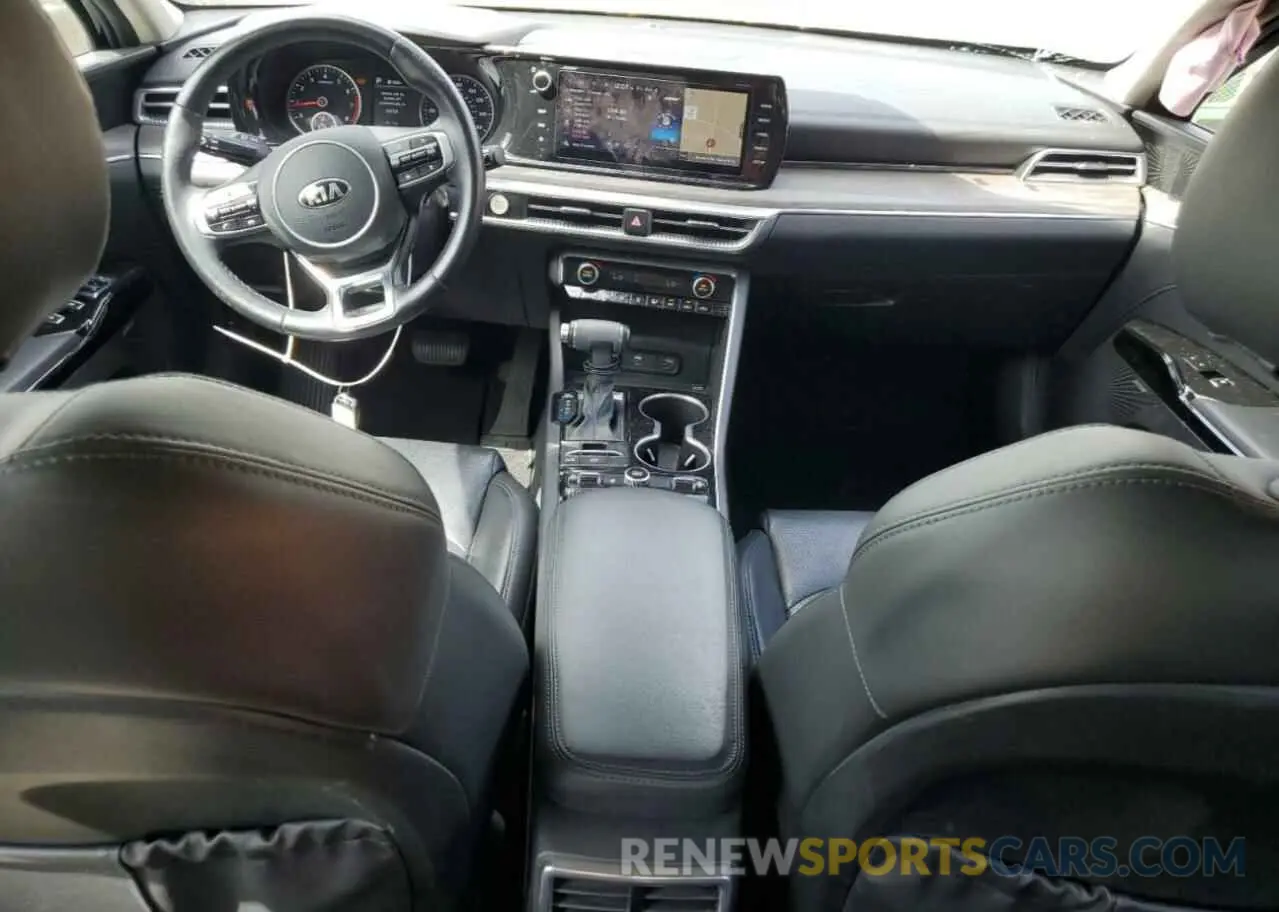8 fotografías del automóvil dañado 5XXG34J28MG070315 KIA K5 2021
