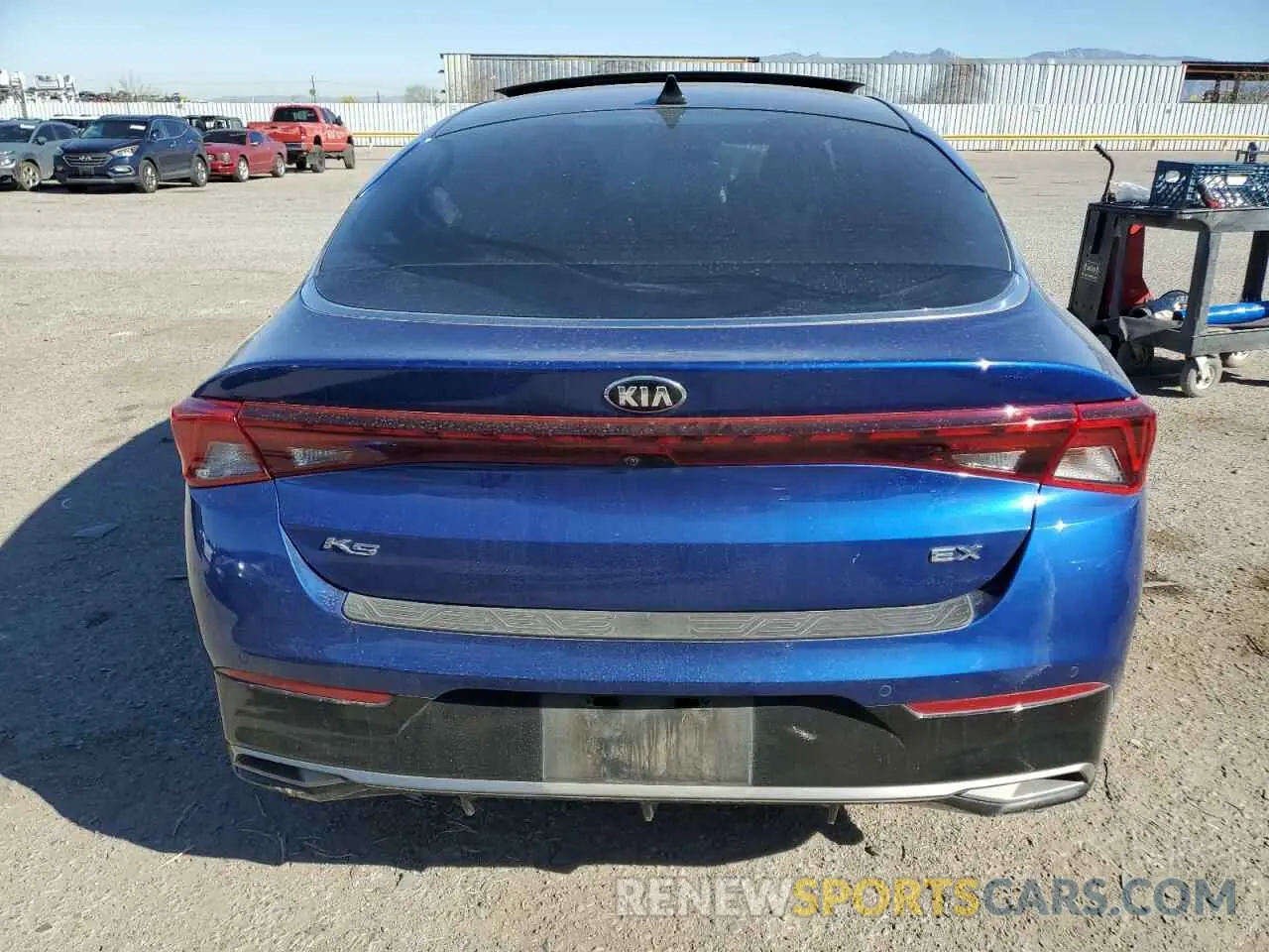 6 fotografías del automóvil dañado 5XXG34J29MG006266 KIA K5 2021