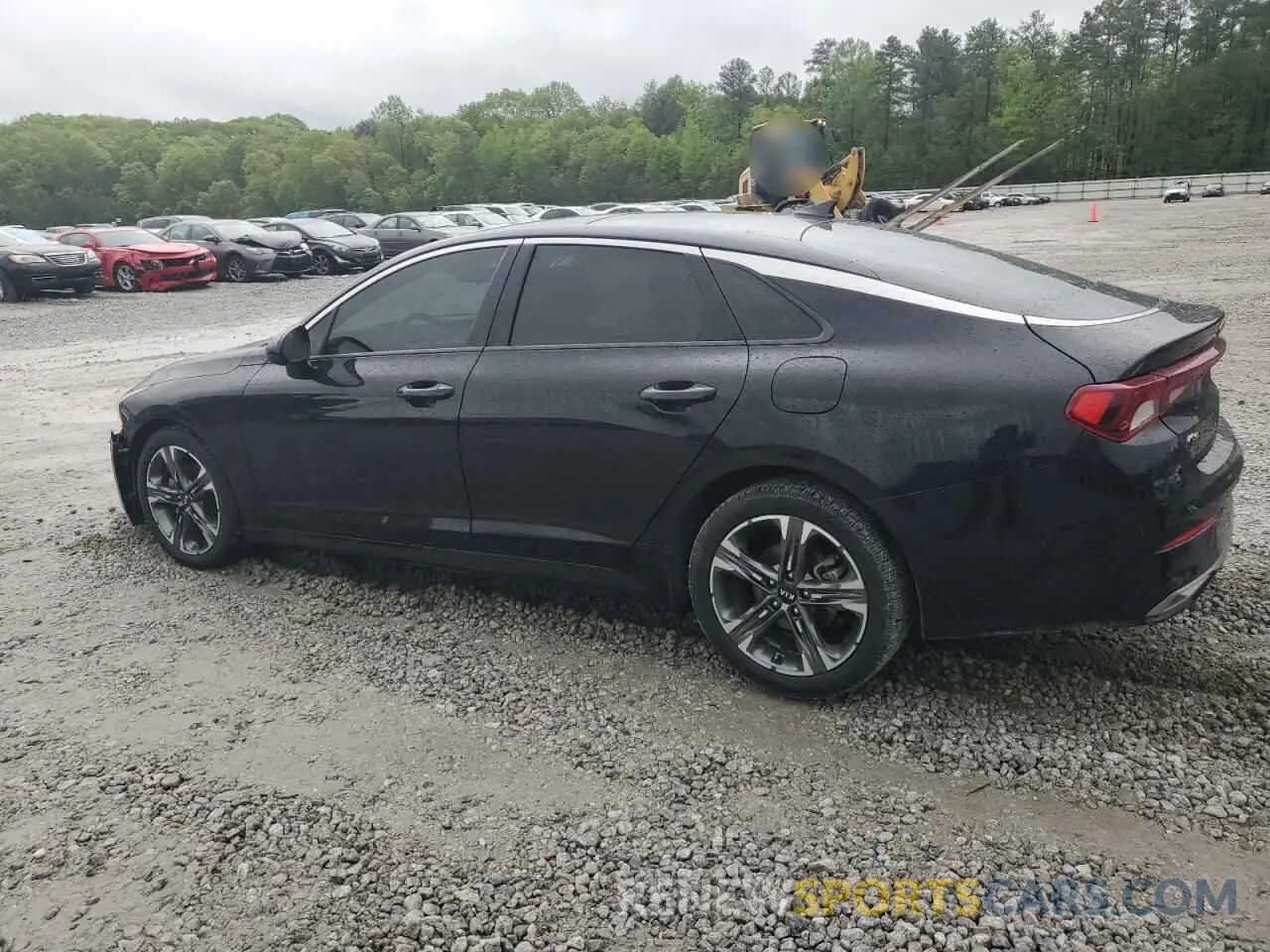 2 fotografías del automóvil dañado 5XXG34J29MG013573 KIA K5 2021