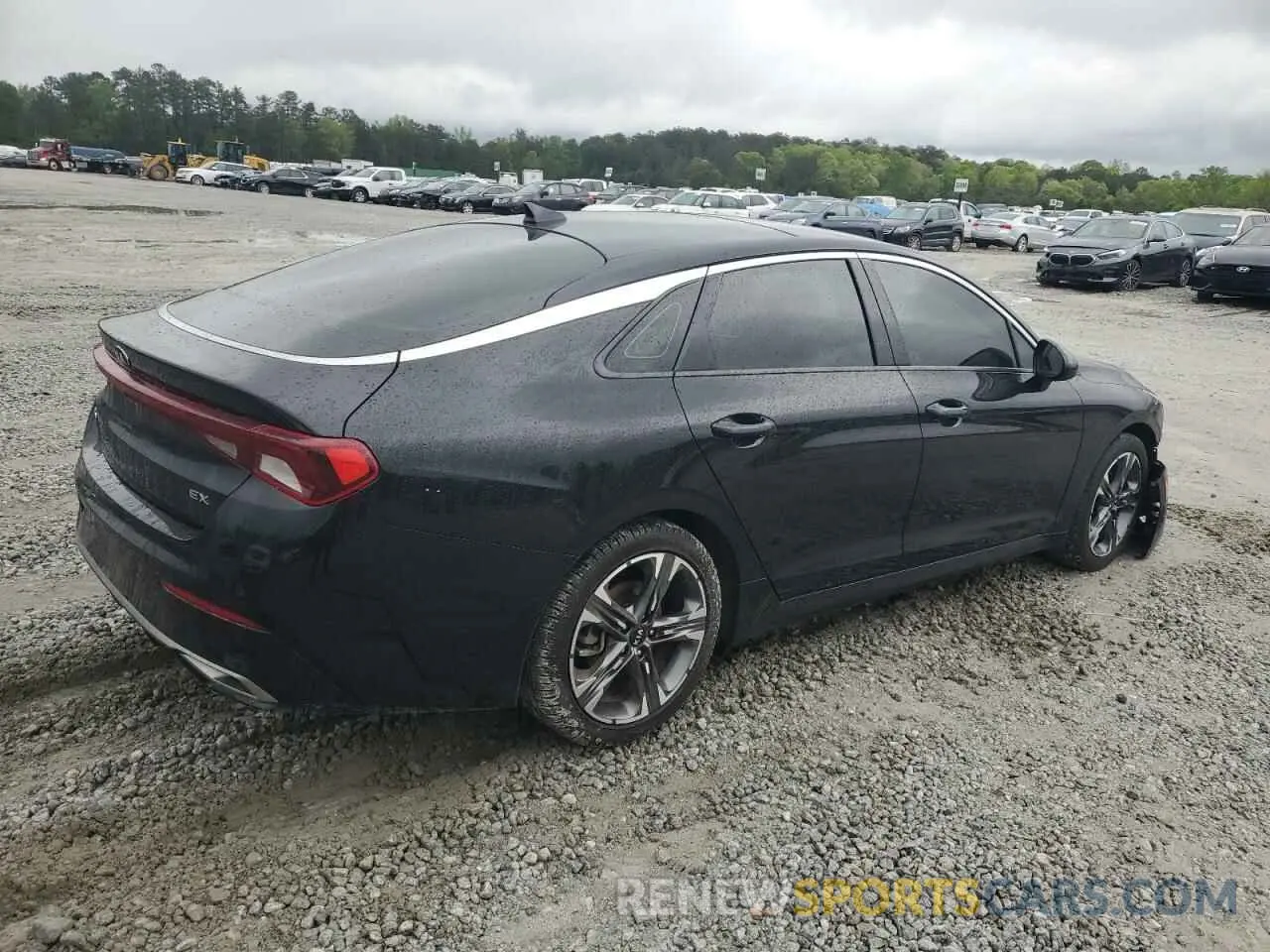 3 fotografías del automóvil dañado 5XXG34J29MG013573 KIA K5 2021