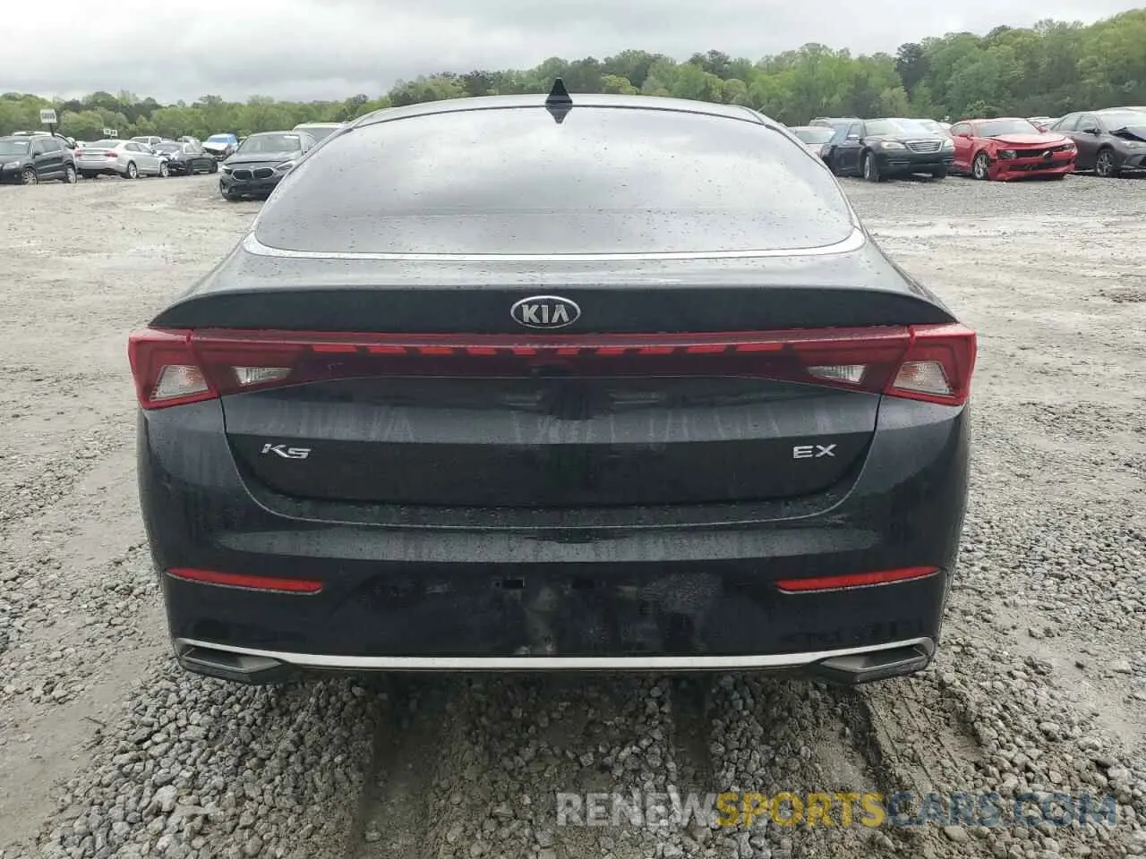 6 fotografías del automóvil dañado 5XXG34J29MG013573 KIA K5 2021
