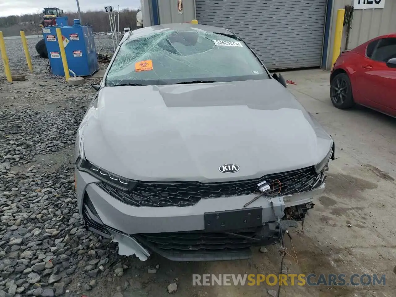 5 fotografías del automóvil dañado 5XXG64J20MG023416 KIA K5 2021