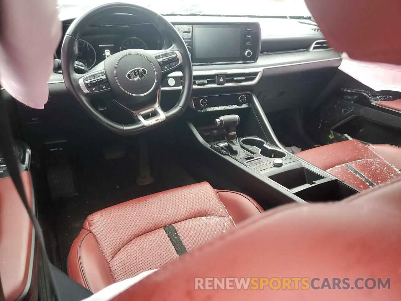 8 fotografías del automóvil dañado 5XXG64J20MG023416 KIA K5 2021