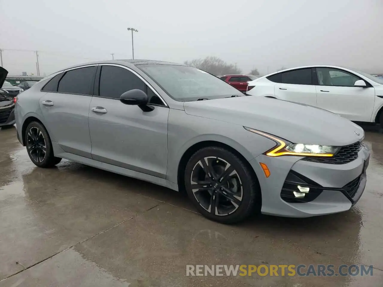 4 fotografías del automóvil dañado 5XXG64J20MG032116 KIA K5 2021