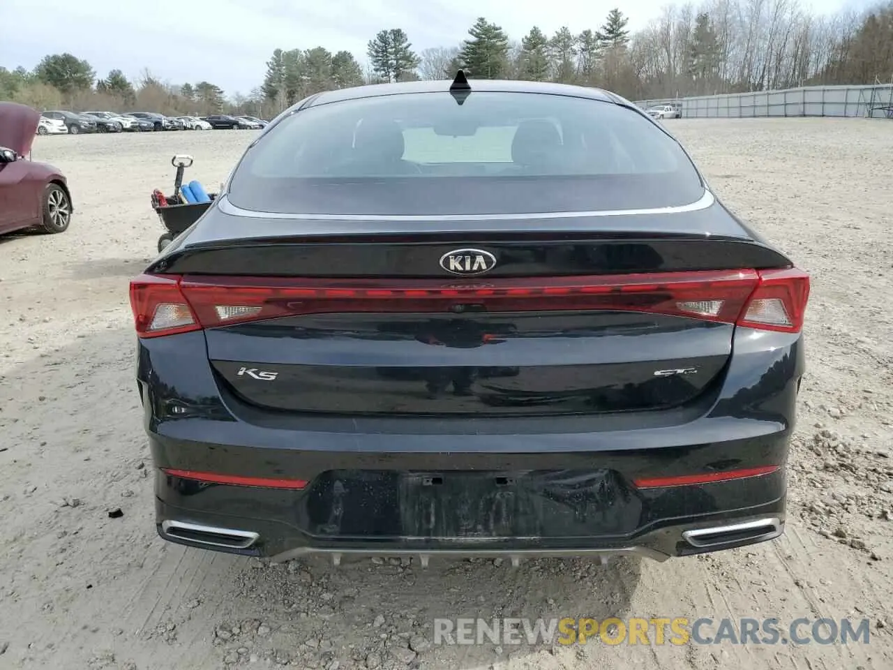 6 fotografías del automóvil dañado 5XXG64J20MG054648 KIA K5 2021