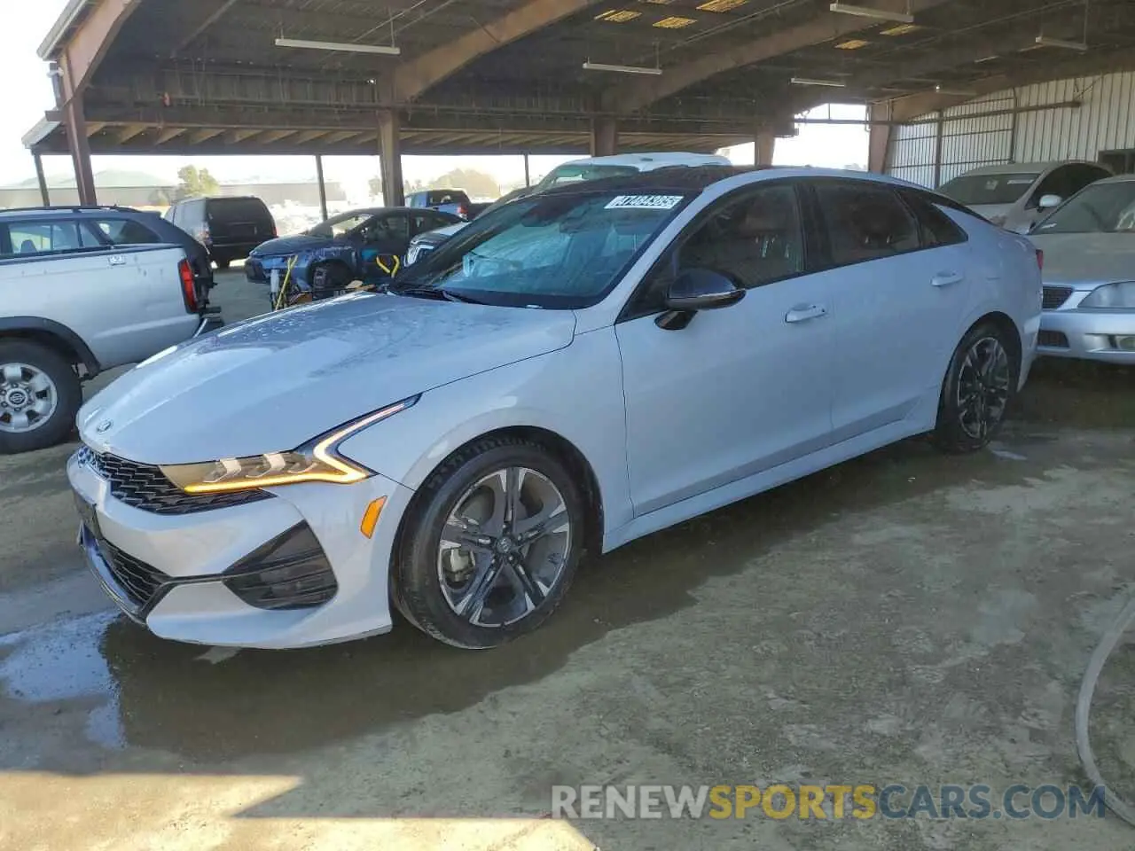 1 fotografías del automóvil dañado 5XXG64J20MG073846 KIA K5 2021
