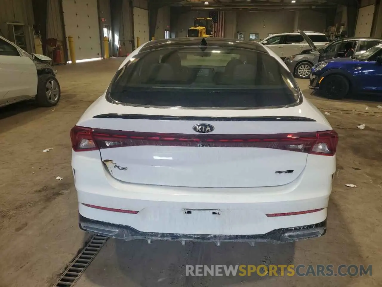 6 fotografías del automóvil dañado 5XXG64J21MG012067 KIA K5 2021