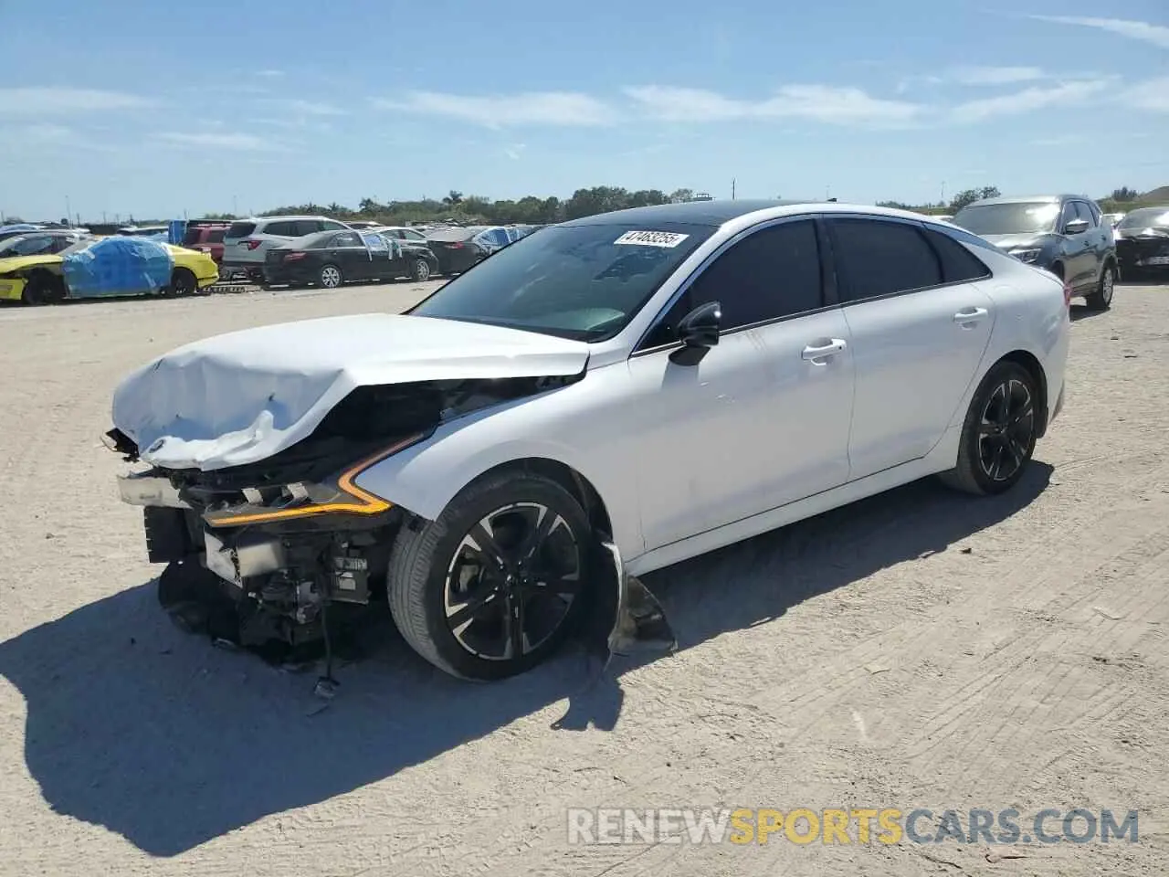 1 fotografías del automóvil dañado 5XXG64J21MG023571 KIA K5 2021